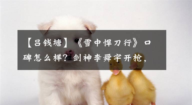 【吕钱塘】《雪中悍刀行》口碑怎么样?剑神李舜宇开枪,剑仙下跪的效果太火爆了。