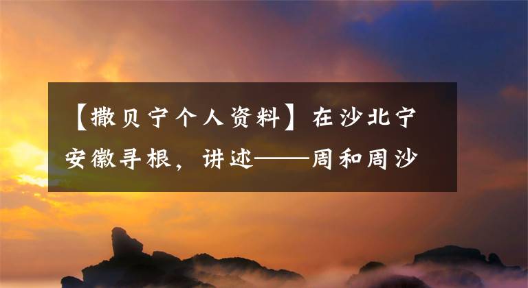 【撒贝宁个人资料】在沙北宁安徽寻根，讲述——周和周沙氏家族的变迁。