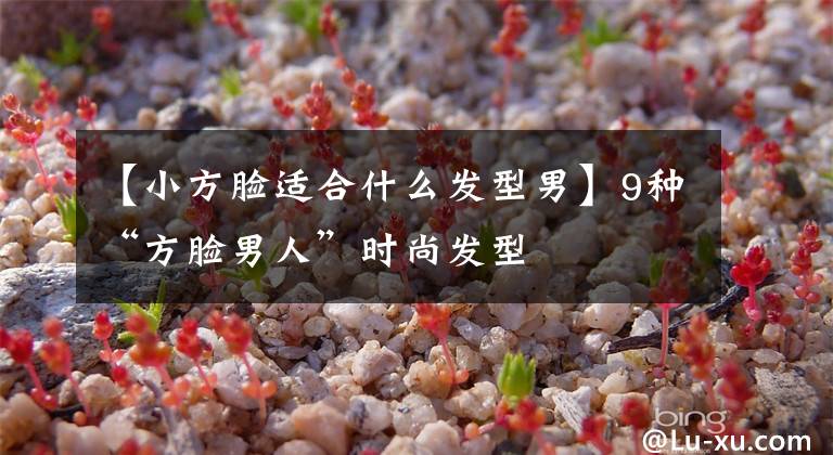 【小方脸适合什么发型男】9种“方脸男人”时尚发型