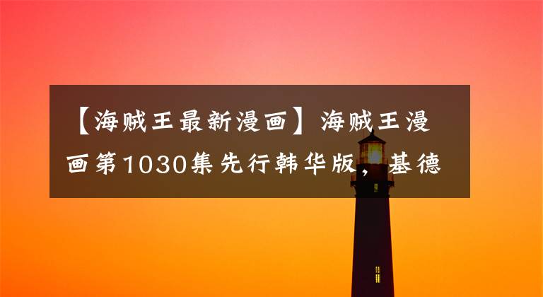 【海贼王最新漫画】海贼王漫画第1030集先行韩华版，基德和罗兴成，殴打阿姨