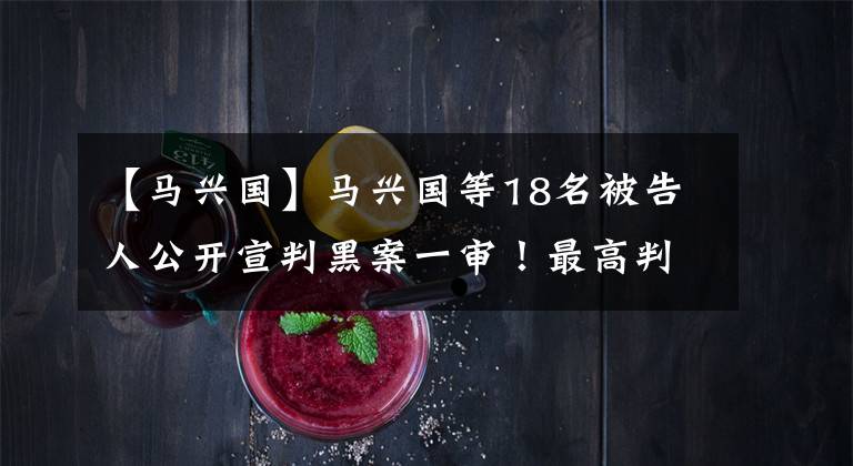 【马兴国】马兴国等18名被告人公开宣判黑案一审!最高判处25年监禁