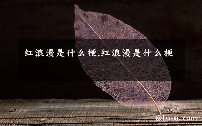 红浪漫是什么梗,红浪漫是什么梗