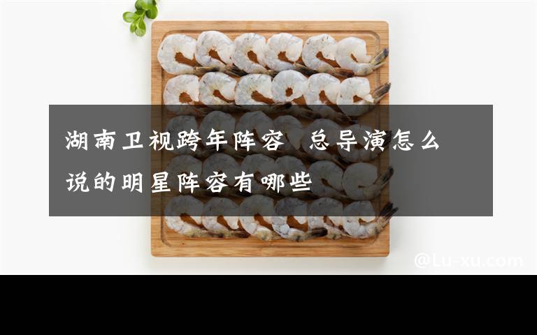 湖南卫视跨年阵容  总导演怎么说的明星阵容有哪些