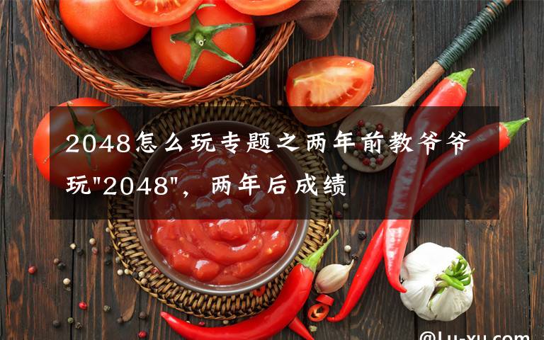 2048怎么玩专题之两年前教爷爷玩"2048",两年后成绩最高分:四千多万……