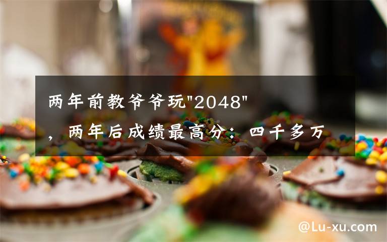 两年前教爷爷玩"2048",两年后成绩最高分:四千多万……