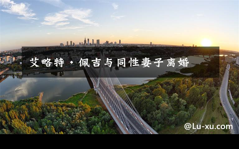 艾略特·佩吉与同性妻子离婚