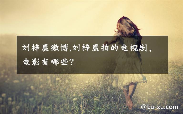 刘梓晨微博,刘梓晨拍的电视剧,电影有哪些?