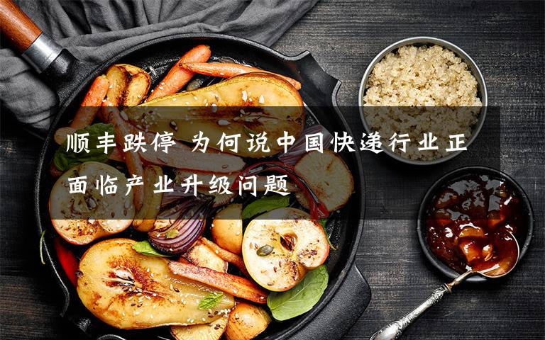 顺丰跌停 为何说中国快递行业正面临产业升级问题