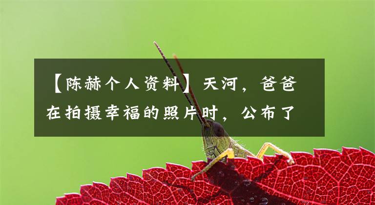 【陈赫个人资料】天河,爸爸在拍摄幸福的照片时,公布了天河家庭背景及离婚真相。
