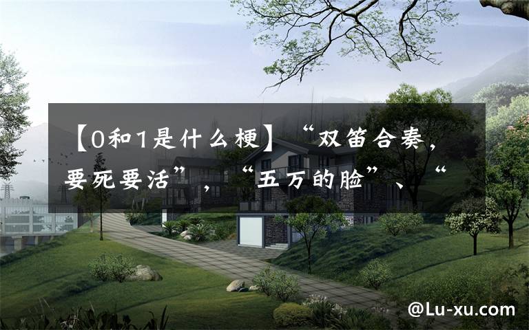 【0和1是什么梗】“双笛合奏，要死要活”，“五万的脸”、“穿秋裤”是什么梗？