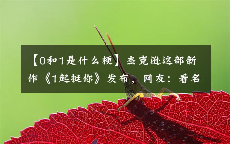 【0和1是什么梗】杰克逊这部新作《1起挺你》发布,网友:看名字,以为在开车。