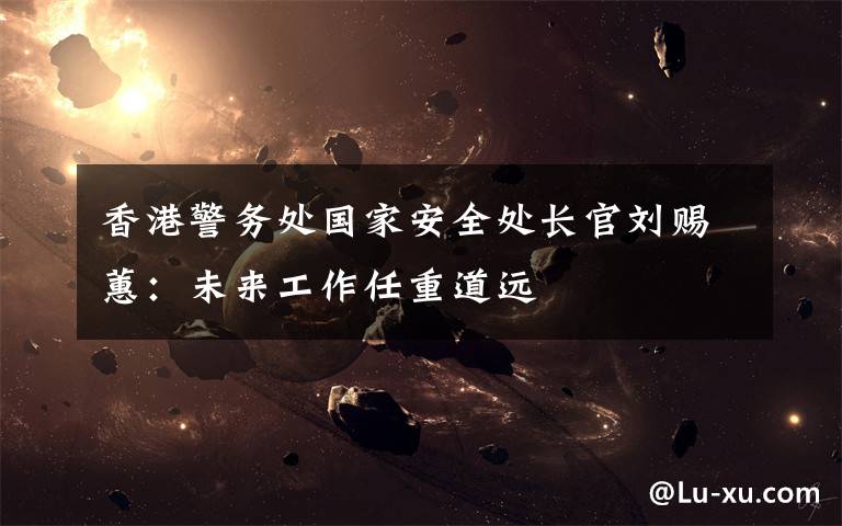 香港警务处国家安全处长官刘赐蕙:未来工作任重道远