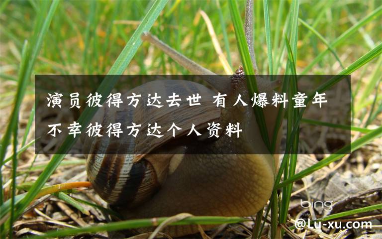 演员彼得方达去世 有人爆料童年不幸彼得方达个人资料