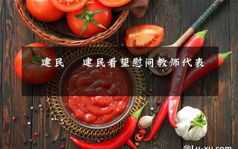 贠建民 贠建民看望慰问教师代表