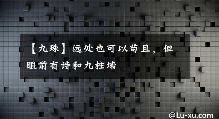 【九珠】远处也可以苟且,但眼前有诗和九柱墙