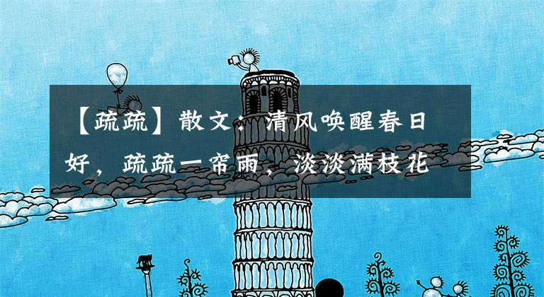 【疏疏】散文：清风唤醒春日好，疏疏一帘雨，淡淡满枝花