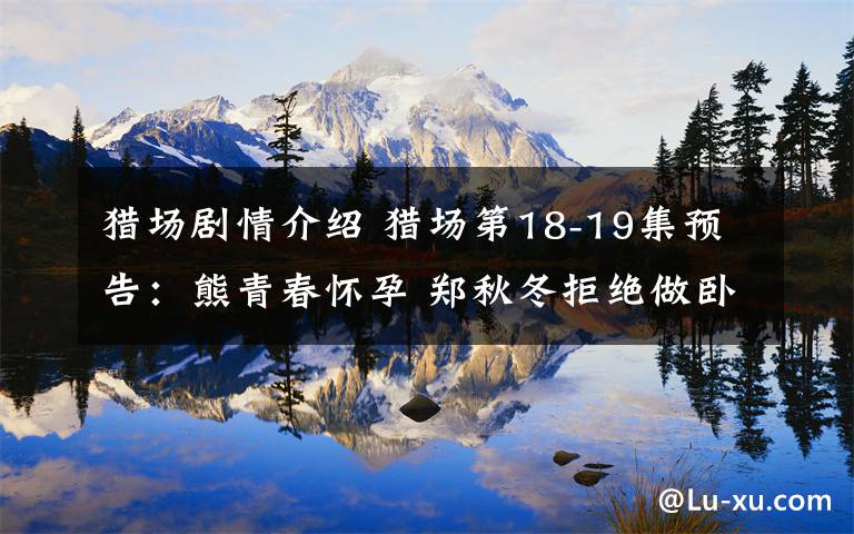 猎场剧情介绍 猎场第18-19集预告:熊青春怀孕 郑秋冬拒绝做卧底附分集剧情