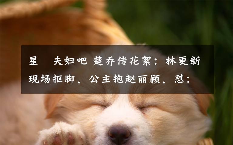 星玥夫妇吧 楚乔传花絮:林更新现场抠脚,公主抱赵丽颖,怼:少吃点饭吧!