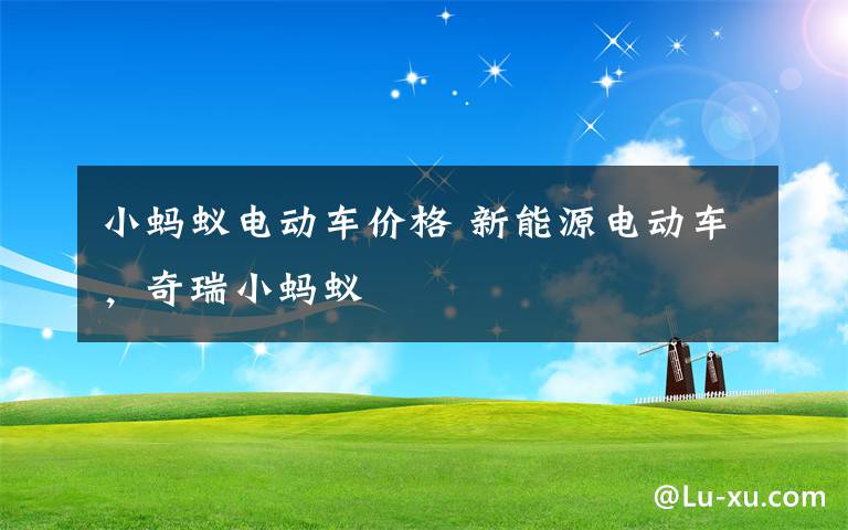 小蚂蚁电动车价格 新能源电动车,奇瑞小蚂蚁