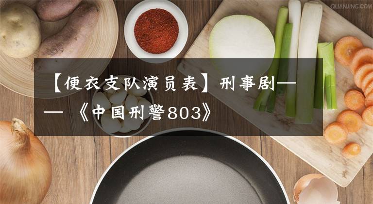 【便衣支队演员表】刑事剧—— 《中国刑警803》