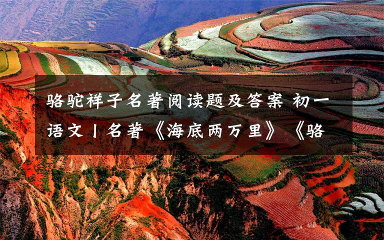 骆驼祥子名著阅读题及答案 初一语文丨名著《海底两万里》《骆驼祥子》练习题精选及答案