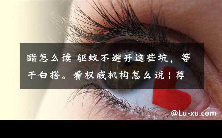 酯怎么读 驱蚊不避开这些坑,等于白搭。看权威机构怎么说 | 荐物