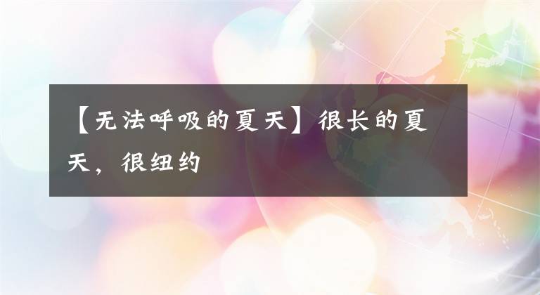 【无法呼吸的夏天】很长的夏天,很纽约