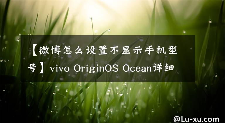 【微博怎么设置不显示手机型号】vivo OriginOS Ocean详细评测：化繁为简的高效体验