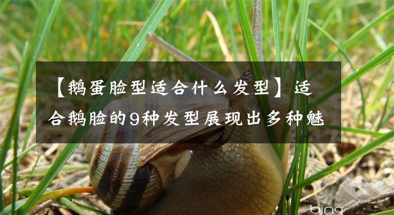 【鹅蛋脸型适合什么发型】适合鹅脸的9种发型展现出多种魅力