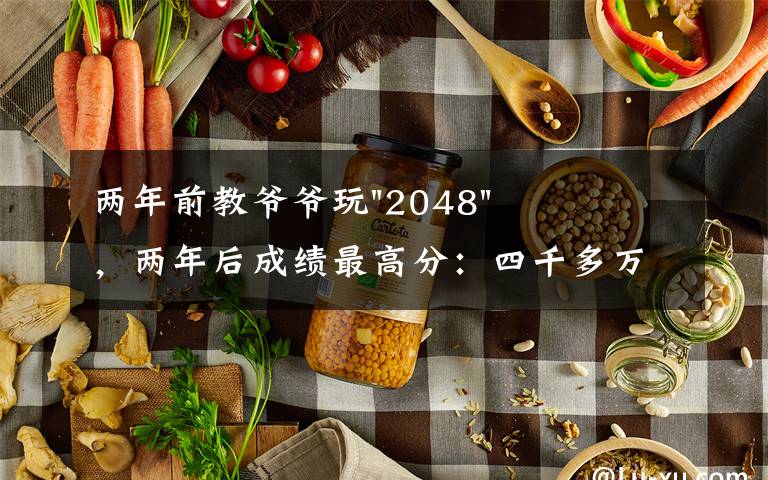 两年前教爷爷玩"2048",两年后成绩最高分:四千多万……