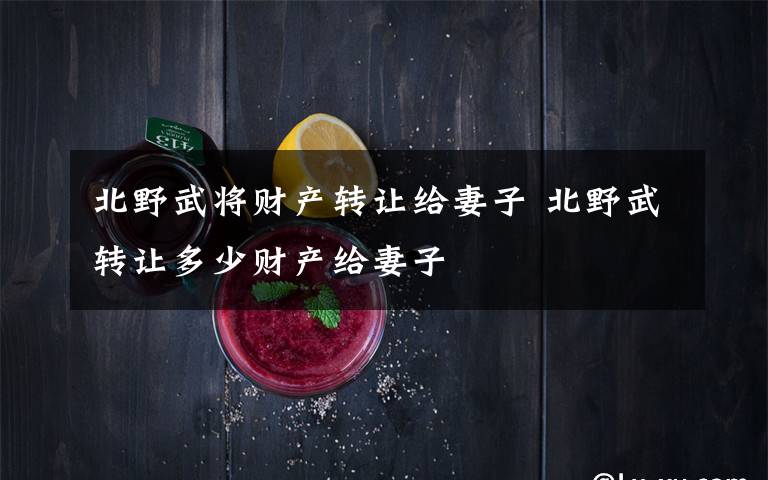 北野武将财产转让给妻子 北野武转让多少财产给妻子