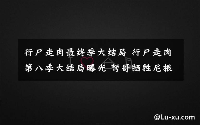 行尸走肉最终季大结局 行尸走肉第八季大结局曝光 弩哥牺牲尼根被打败瑞克结局老了