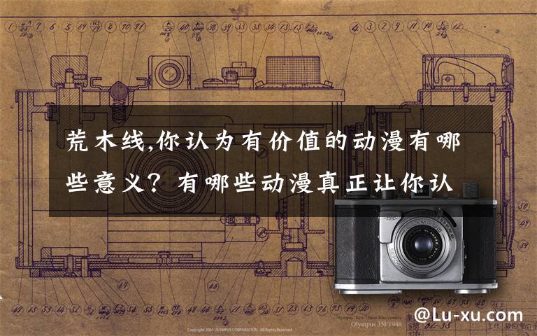荒木线,你认为有价值的动漫有哪些意义?有哪些动漫真正让你认真思考过?
