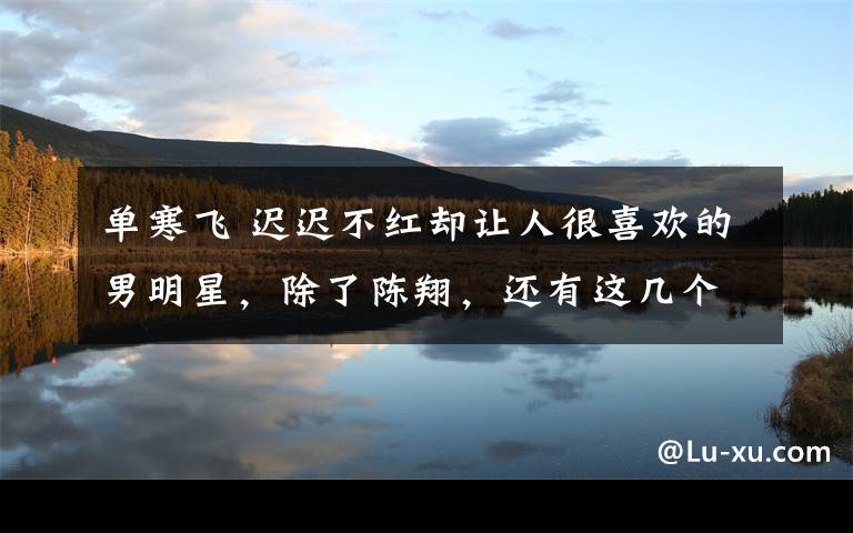 单寒飞 迟迟不红却让人很喜欢的男明星,除了陈翔,还有这几个!