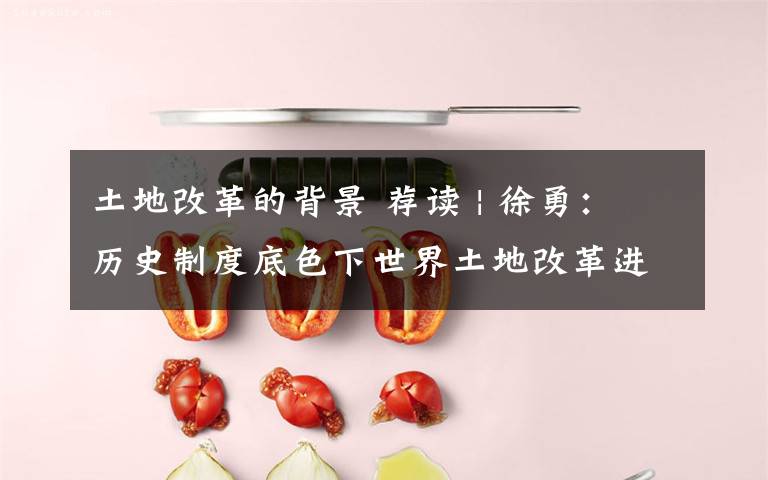 土地改革的背景 荐读 | 徐勇:历史制度底色下世界土地改革进程与成效比较