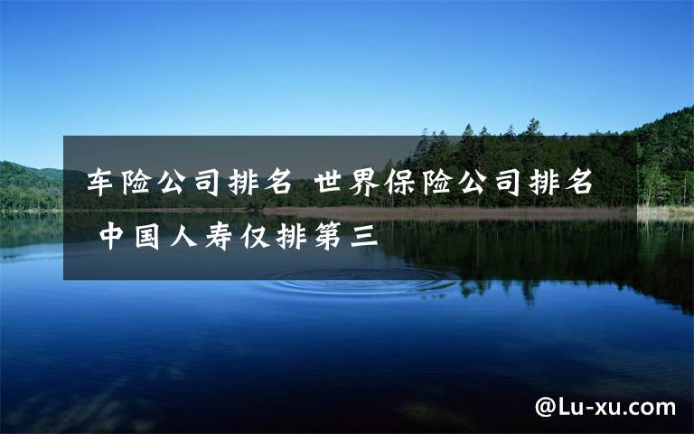 车险公司排名 世界保险公司排名 中国人寿仅排第三