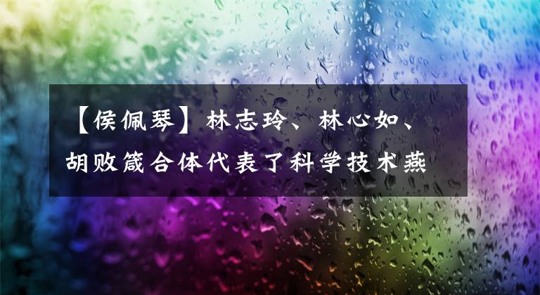 【侯佩琴】林志玲、林心如、胡败箴合体代表了科学技术燕窝