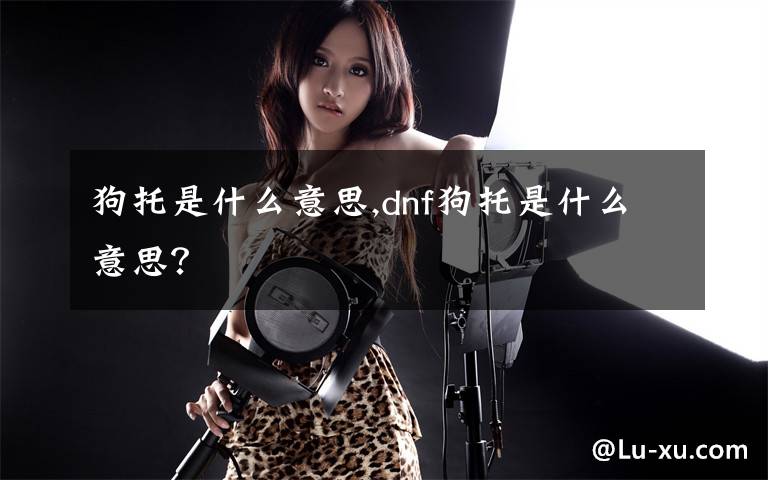 狗托是什么意思,dnf狗托是什么意思？