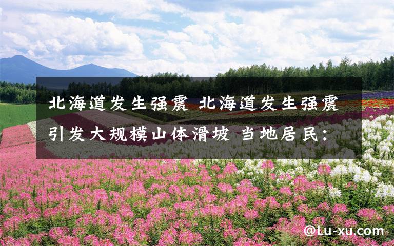 北海道发生强震 北海道发生强震引发大规模山体滑坡 当地居民:感觉自己真的活不了了