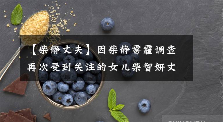 【柴静丈夫】因柴静雾霾调查再次受到关注的女儿柴智妍丈夫赵佳暴露了家境