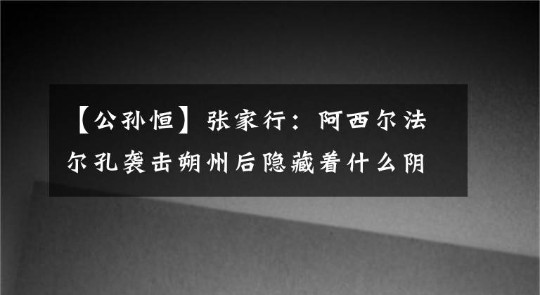 【公孙恒】张家行:阿西尔法尔孔袭击朔州后隐藏着什么阴谋?公孙恒为什么自杀?