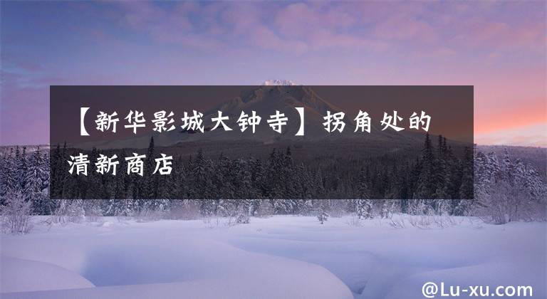 【新华影城大钟寺】拐角处的清新商店