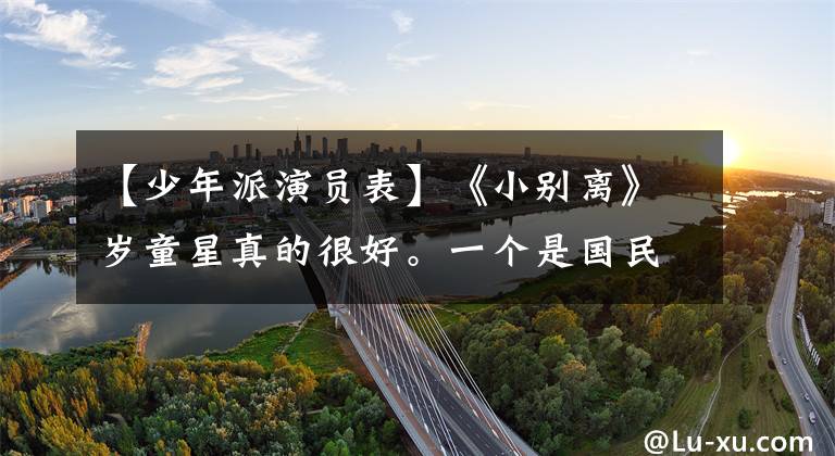 【少年派演员表】《小别离》岁童星真的很好。一个是国民女儿,两个被官媒点名称赞