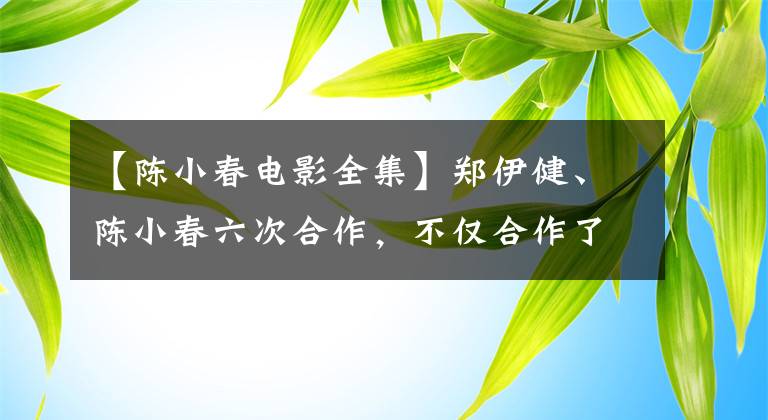 【陈小春电影全集】郑伊健、陈小春六次合作,不仅合作了湖南山鸡,还做了司铎和警察搭档。