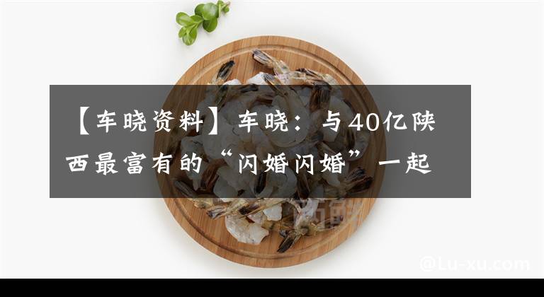 【车晓资料】车晓:与40亿陕西最富有的“闪婚闪婚”一起,现年38岁的“仆人”无法辨认。