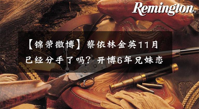 【锦荣微博】蔡依林金英11月已经分手了吗?开博6年兄妹恋情始末