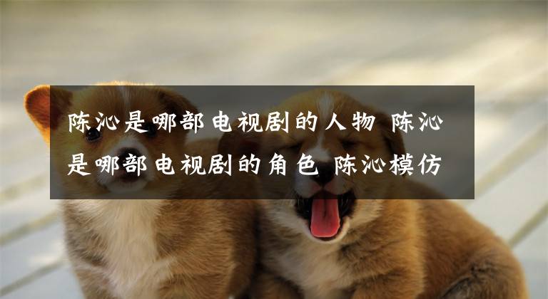 陈沁是哪部电视剧的人物 陈沁是哪部电视剧的角色 陈沁模仿张信哲