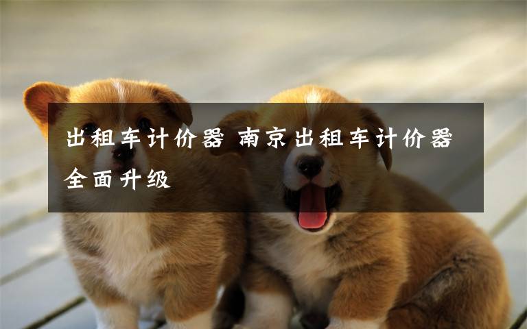 出租车计价器 南京出租车计价器全面升级
