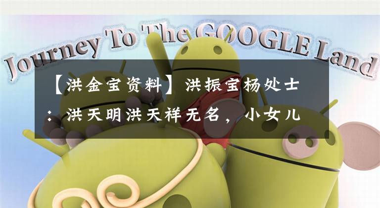 【洪金宝资料】洪振宝杨处士:洪天明洪天祥无名,小女儿36岁未婚。