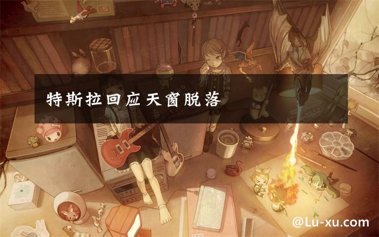 特斯拉回应天窗脱落